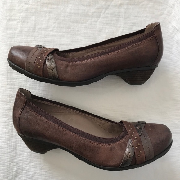 Abeo Shoes - Abeo Nellie Bio System Brown Leather Shoes